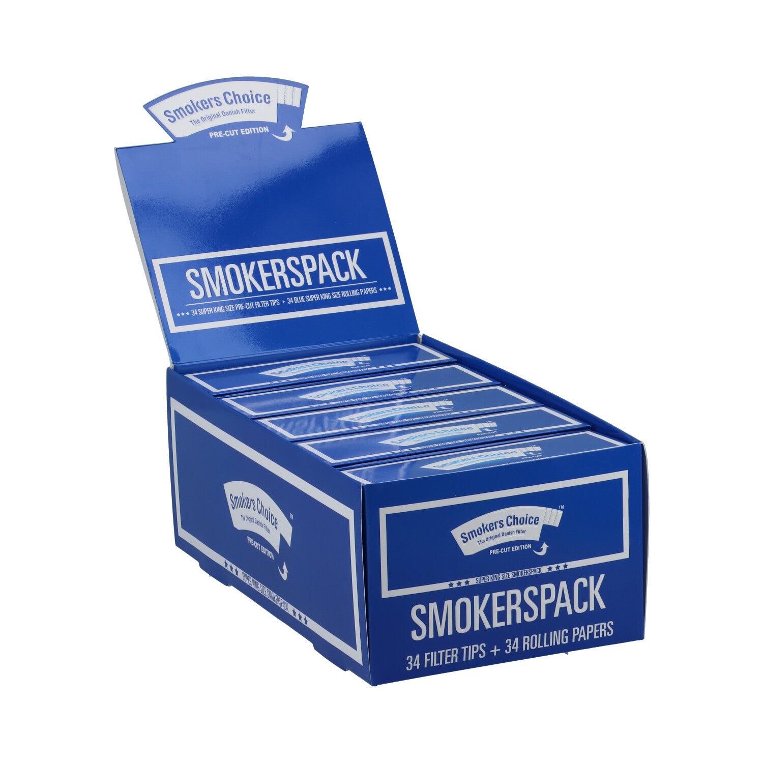 Smokerspack Super King Size Blue SmokersChoiceInt